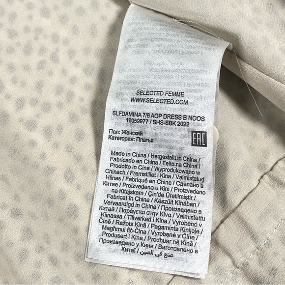 Anthropologie Select Femme Shirt Dress Midi Size 36 Long Sleeve Button UP - Picture 10 of 16